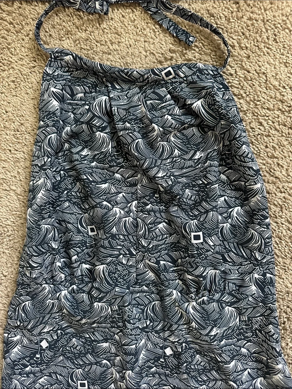 Columbia Patterned Halter Dress
